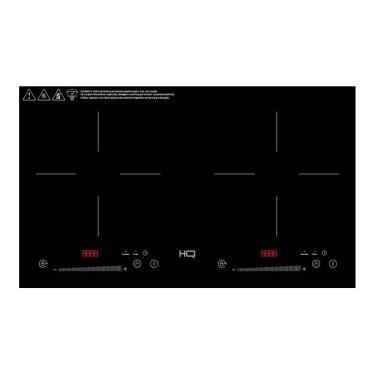 Imagem de Cooktop de Indução Hq-Ide3502s 2 Bocas em Vidro Temperado com Timer Digital Touch Preto...