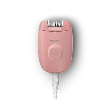 Imagem de Depilador Philips Satinelle BRE229/00 Cabeça Lavável 2 Velocidades Capa Massageadora Banco e Rosa Bivolt