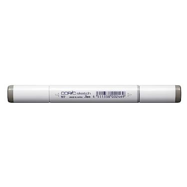 Imagem de COPIC Marcador Sketch Ponta Dupla Redonda e Chanfrada, Cor W7 Warm Gray 7, 1 unidade