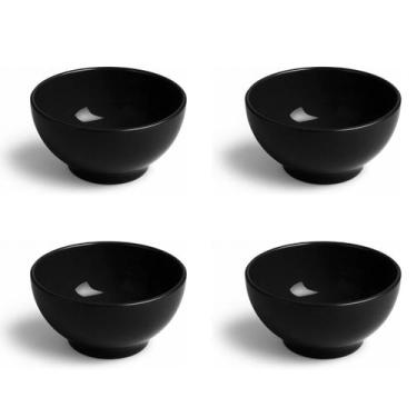 Imagem de Kit 4 Bowl Cerâmica 300 Ml Bar Boteco Porção Sopa Refeição - Casuh Sto