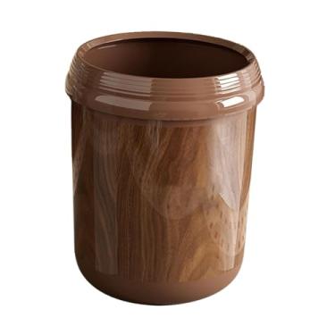 Imagem de DimyFew Lixeira moderna decorativa com estilo, recipiente de lixo para quarto, escritório, casa, dormitório, hotel, S