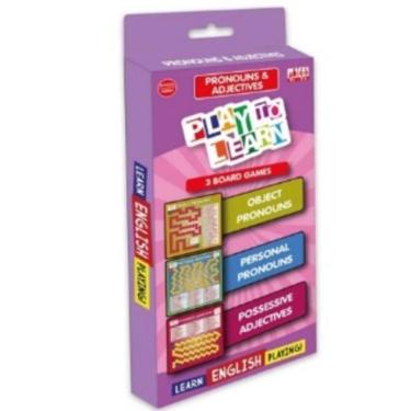 Imagem de Play To Learn - Pronouns & Adjectives - 3 Board Games