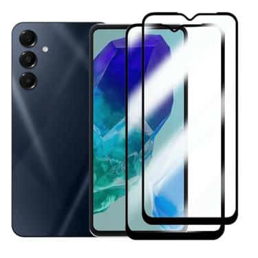 Imagem de 2 Películas De Vidro Temperado 3D Full Cover Para Samsung Galaxy M55 Proteção Anti Impacto Que Cobre Toda A Tela