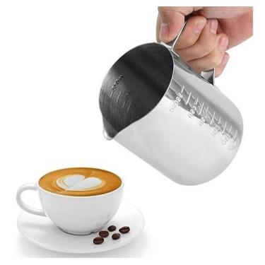 Imagem de Jarra Inox Cremeira Pitcher 350ml Barista Americana - Sou Mais Preço