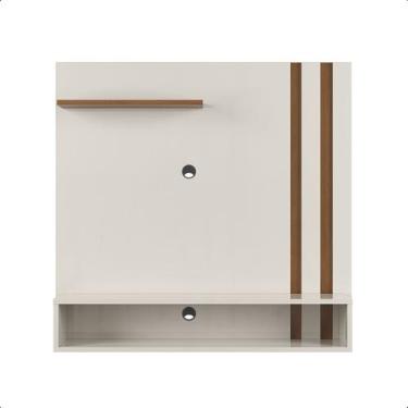 Imagem de Painel para Tv Smart 32 Polegadas Slim com Nicho Off White/Freijo - BP