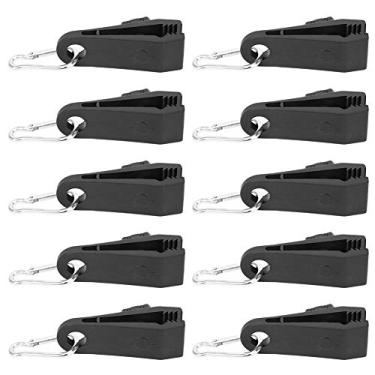 Imagem de Phefop Barraca Ao Ar Livre Com Robustos Clipes de Fixação de Arquivos de Tenda Ao Ar Livre para o Acampamento Auvan Caravan, Inclui 10 Clipes de + 10 Riflers