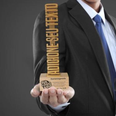 Imagem de Troféu "Adicione Seu texto" Estilo Torre - 4 Dimension, 100 unidades