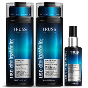 Imagem de Kit Shampoo, Condicionador e Óleo Truss Uso Obrigatório
