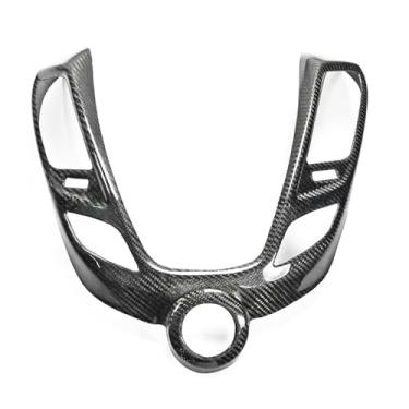 Imagem de FINMOKAL Compatível com Hyundai Veloster 2011 2012-2017 Fibra de Carbono Painel Interior do Carro Console Central Painel de Navegação GPS Tampa de Acabamento de Saída de Ar