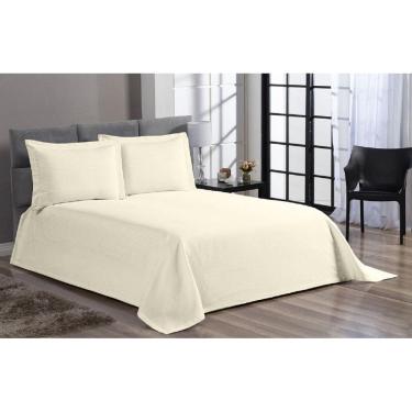 Imagem de Cobre Leito Colcha Piquet Liso Solteiro 2 Peçs Preço