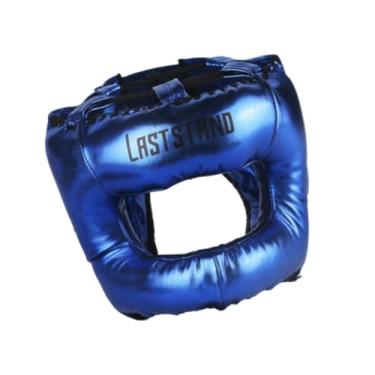 Imagem de Colaxi Capacete de boxe com cobertura total, leve, proteção para cabeça de kickboxing, para karatê, luta, sparring, taekwondo, sanda, Azul