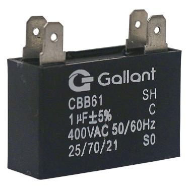 Imagem de Capacitor CBB61 Gallant 1MF +-5% 400VAC - (GCP10S00A-PT400)