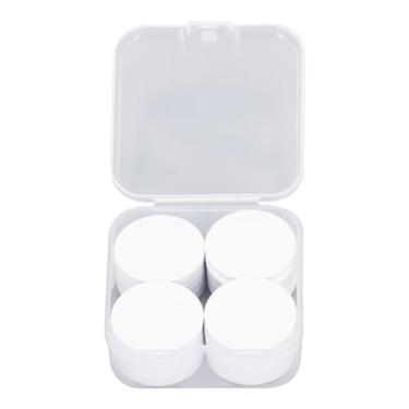 Imagem de Tags munefe nfc, cartões redondáveis redondos, tags nfc blanks cartão redondo branco para software tagmo (adesivo de 50pcs 215 chip)