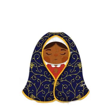 Imagem de Quebra-Cabeças Infantil Nossa Senhora Aparecida 40 Peças Mdf - Coleção