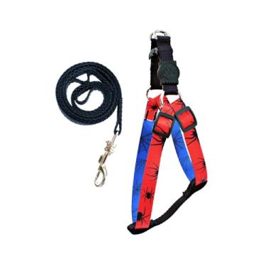 Imagem de Peitoral com Guia AMF Aranha para Cães - Tam 1