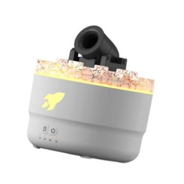 Imagem de MotiveTech Umidificador Difusor de Aromas, Mini Umidificador, 2 Modos de Pulverização, Luz Noturna Colorida para Spa de Hotel, Mesa/quarto, Branco, Tamanho real