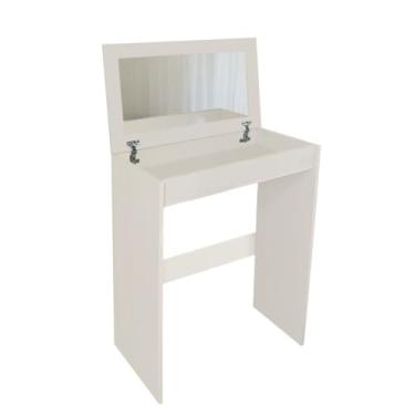Imagem de Penteadeira Com Espelho Multiuso Quarto Camarim Maquiagem (Off White)