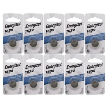 Imagem de Moeda de lítio Battery Energizer CR1632 3V, pacote com 10 unidades (2x