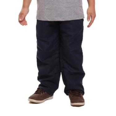 Imagem de Calça Tactel Ox Silver Lisa Infantil Juvenil, Azul escuro, 4, Menino