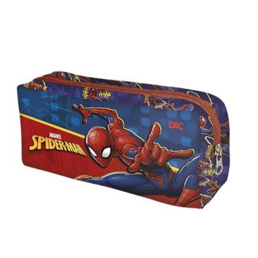 Imagem de Estojo Simples Escolar Homem Aranha Pvc Dac