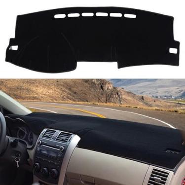 Imagem de Blazeray Tapete de painel de carro para Toyota Corolla 2007-2013 mão esquerda condução antiderrapante tapete de painel acessórios interiores ajuste personalizado tapete de painel para-sol brilho de