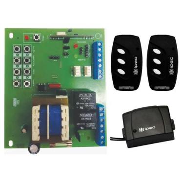 Imagem de Placa Central Portão Eletrônico Rossi Sensor Hall X4 + 2 Controle Port