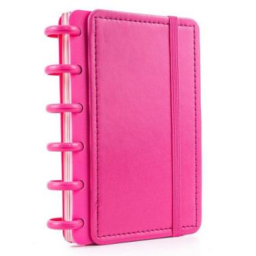 Imagem de Caderno A6 Inteligente Anotações Mini Caderneta De Discos - Hxt, Rosa 