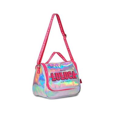 Imagem de Lancheira Luluca Holográfica Bolsa Térmica Escolar Menina - Xeryus