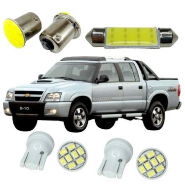 Imagem de Kit Lâmpadas Leds Luz Teto Placa Ré Farolete Pingão T10 Torpedo 39mm C