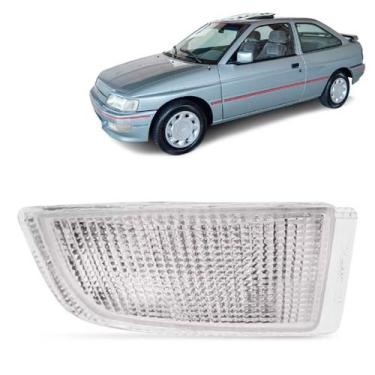 Imagem de Pisca Seta Parachoque Escort Xr3 1993 A 1995 Cristal - ACRILUX, Direit
