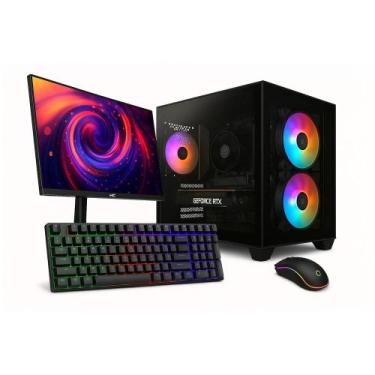 Imagem de PC Gamer Completo Skill Apex Series, AMD Ryzne 5 5600GT, Radeon RX 580
