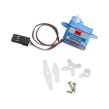 Imagem de Servo Digital Micro De 90 Graus 3.7G Com Copo Oco Para Robô De Casa In