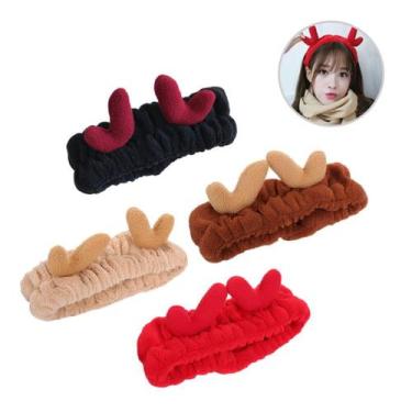 Imagem de Bandana de spa facial Beavorty, 4 peças, faixa de cabeça de spa, faixa