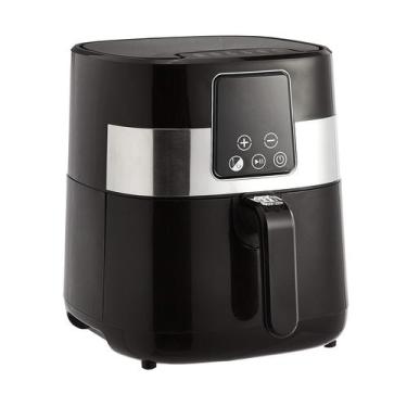 Imagem de Fritadeira Air Air Amazon Basics 3.2L 1400W LED digital preta, Preto, 