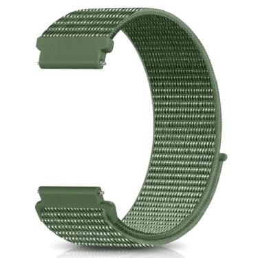 Imagem de Pulseiras esportivas de nylon de 22 mm compatíveis com Garmin Venu 3 Venu 2, pulseira respirável de secagem rápida para Forerunner 255/255 Music/265/955, Approach S70 47 mm Vivoactive 4 feminino e