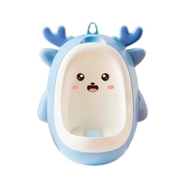 Imagem de YIJU Suporte de banheiro para crianças, mictório montado na parede, azul