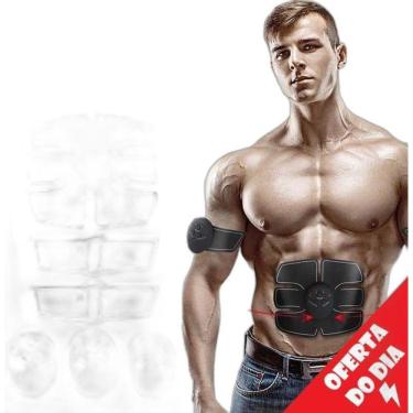 Imagem de Cinto Tonificador Muscular Estimulador Abdominal Six Pad