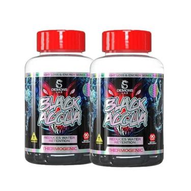Imagem de 2X TERMOGẼNICO EMAGRECEDOR BLACK ACQUA DEMONS LAB-Unissex