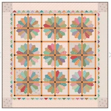 Imagem de Coleção de tecidos Gentler Times por Lori Holt da Bee in My Bonnet and It's Sew Emma | Riley Blake Designs | Precortes, kits e noções para acolchoamento, costura e decoração de casa (kit de colcha