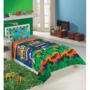 Imagem de Jogo de Lençol Solteiro Infantil Patrulha Canina Menino 3 Pç - Lepper