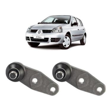 Imagem de Kit 2 Pivô Bandeja Balança Dianteira Renault Clio 06 07 2008