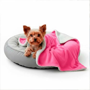 Imagem de Cobertor Manta Pet Dupla Face: Conforto para Seu Cachorro e Gato - Nov