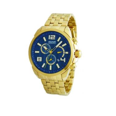 Imagem de Relógio Magnum Masculino Cronógrafo Ma35271A Dourado Fundo