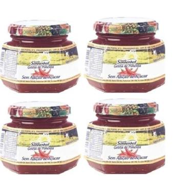 Imagem de Geleia Diet De Pimenta Com 4 Unidades 270g - Fazenda Sonnenhof