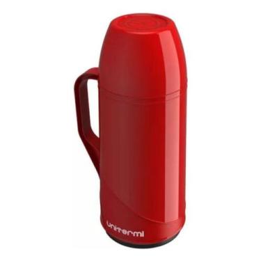 Imagem de Garrafa Térmica Unitermi Roma Tradição 1 Litro Cor Vermelha