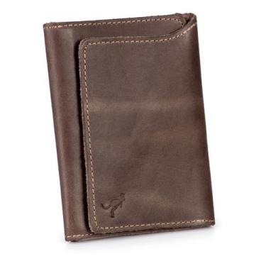 Imagem de Porta Documento Carteira Masculina Couro Legítimo Rg 3p - LEARSI, Marr