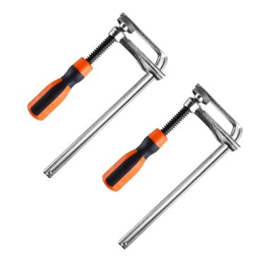 Imagem de O'SKOOL Braçadeira T-Track F para trilho de alumínio de 9,2 mm | Abertura de 160 mm, garganta de 60 mm | Força de aperto de 110 kg para mesa de roteador, CNC, furadeira