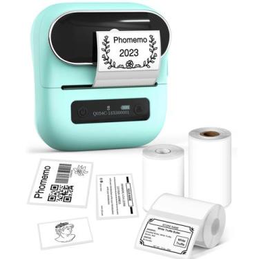 Imagem de Impressora de etiquetas Phomemo M220 sem fio Bluetooth 3" térmica