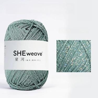 Imagem de Fio de macramê de 1,5 mm, cordão de macramê 100% algodão, fio de crochê 100 programas, fio brilhante brilhante, fio brilhante para crochê e cachecol (verde escuro brilhante)
