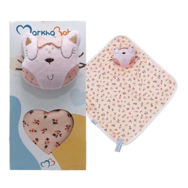 Imagem de Naninha Bebê + Bichinho Pelúcia Paninho Prendedor De Chupeta (LUNA)